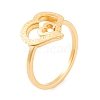 304 Stainless Steel Heart Finger Ring for Women RJEW-C086-21-G-1