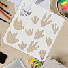 Plastic Reusable Drawing Painting Stencils Templates DIY-WH0172-877-3