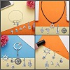 100Pcs 10 Styles Tibetan Style Alloy Pendants TIBEP-CJ0001-96-7