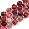 Natural Agate Beads Strands G-T131-82A-08-1