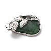 Natural Green Aventurine Pendants G-B042-01P-03-3