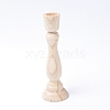 Natural Wood Candle Holders DJEW-WH0033-15-1