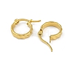 PVD Vacuum Plating 202 Stainless Steel Hoop Earrings EJEW-H003-48G-2