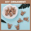 10Pcs Cartoon Elk Silicone Beads JX706A-4