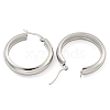 Tarnish Resistant 202 Stainless Steel Hoop Earrings EJEW-H003-38P-04-2