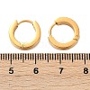 304 Stainless Steel Polishing Effect Hoop Earrings EJEW-M001-33G-5