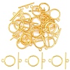 20Pcs Tibetan Style Toggle Clasps TIBE-YW0002-01G-1