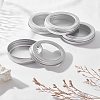 4Pcs Aluminium Boxs with PET Clear Window CON-LP0001-58-1