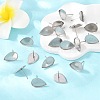Tarnish Resistant Earring Cabochon Settings 304 Stainless Steel Ear Studs Blank Settings STAS-Q170-13-5