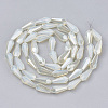 Electroplate Glass Beads Strands X-EGLA-T008-12M-2