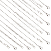  20Pcs 304 Stainless Steel Cable Chains Necklaces Ser for Men Women NJEW-NB0001-08-1