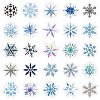 50Pcs Snowflake Paper Stickers DIY-P085-04-6