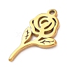 304 Stainless Steel Pendants STAS-Z204-01G-03-2