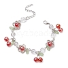 Acrylic Beads Charm Bracelets BJEW-JB11227-2