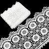 5Yards Milk Fiber Embroidery Flower Tassel Lace Ribbon OCOR-GF0004-69-6