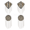 SUPERFINDINGS 4Pcs 2 Styles Fashionable Tassel Epaulettes AJEW-FH0003-89-1