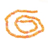 Handmade Millefiori Glass Bead Strands LAMP-J035-4mm-08-3