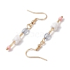 Glass Dangle Earrings EJEW-JE06277-4