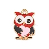 Valentine's Day Alloy Enamel Pendants ENAM-I084-01KCG-28-1