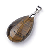 Natural Tiger Eye Pendants G-S243-07-2