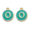 Golden Plated Alloy Enamel Charms LS-ENAM-Q437-15O-1