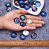 Craftdady 5 Sets 5 Styles Glass Cabochons GGLA-CD0001-07-12