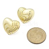 Brass Stud Earrings for Women EJEW-U035-09G-5