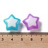 Two Tone Opaque Acrylic Beads SACR-I005-04A-3