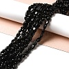 Natural Obsidian Beads Strands G-I351-A08-4