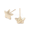 Star Alloy Studs Earrings for Women EJEW-H309-06KCG-2