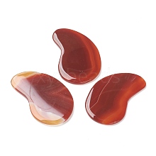 Dyed & Heated Natural Agate Gua Sha Boards AJEW-H112-02