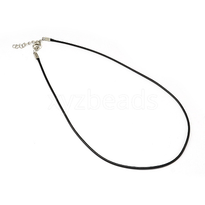 Waxed Cord Necklace Making X-NJEW-R229-1.5mm-1