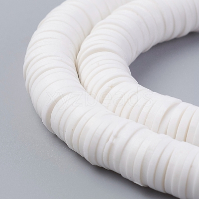 Handmade Polymer Clay Heishi Beads X-CLAY-R067-8.0mm-17-1