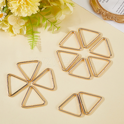 12Pcs Triangle Iron Linking Rings IFIN-CP0002-96LG-1