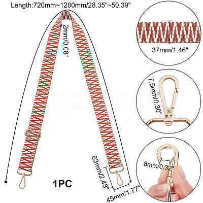 Cottn Knitting Bag Strap FIND-WH0071-02B-1