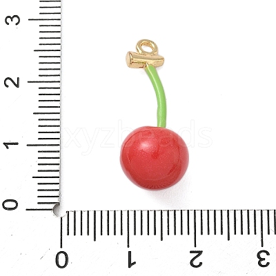 Alloy Enamel Pendants ENAM-F156-03G-01-1