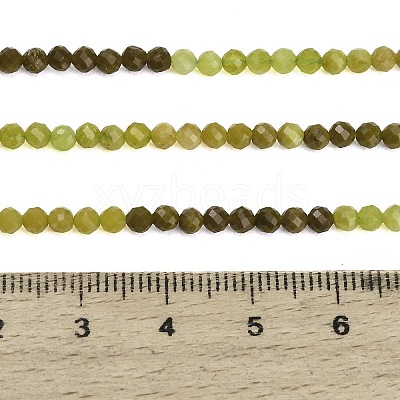 Gradient Color Natural Yellow Green Opal Beads Strands GG-CBA9722-A01-2mm-1