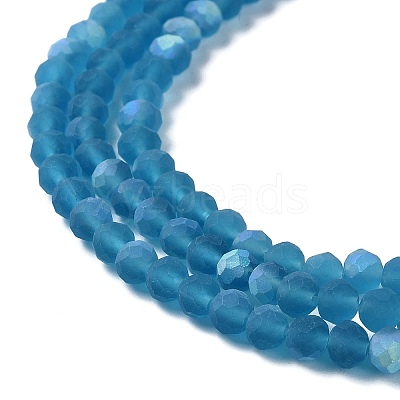Transparent Glass Beads Strands LS-EGLA-A034-T4mm-MB27-1