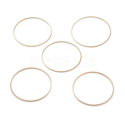 Brass Linking Rings KK-Y003-03M-G-1