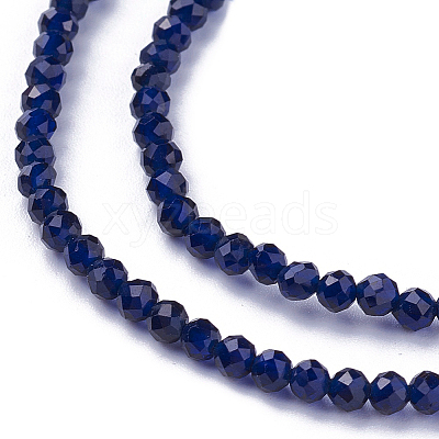 Faceted Glass Beads Strands X-G-F619-09A-3mm-1