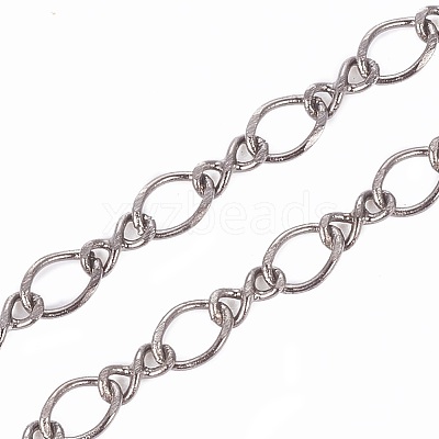 Brass Twisted Figure 8 Chains CH046-BP-1
