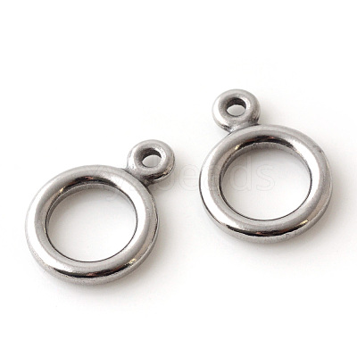 Tarnish Resistant 304 Stainless Steel Toggle Clasps STAS-Q195-85-1