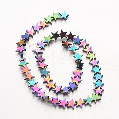 Electroplate Non-magnetic Synthetic Hematite Bead Strands LS-G-F300-24D-02-1