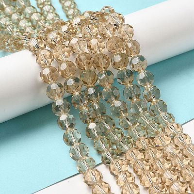 Transparent Glass Beads EGLA-A035-T10mm-D22-1
