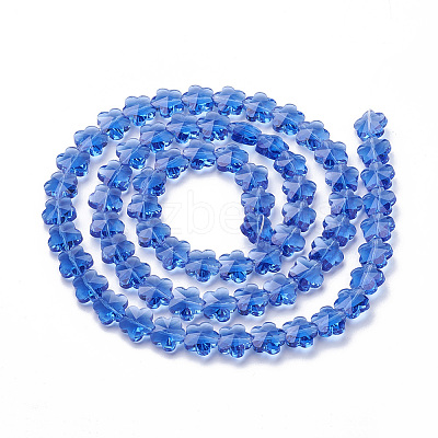 Transparent Glass Beads GLAA-Q066-10mm-C08-1