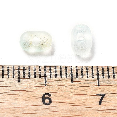 Gradient Color Transparent Frosted Acrylic Beads X1-OACR-M023-06B-1