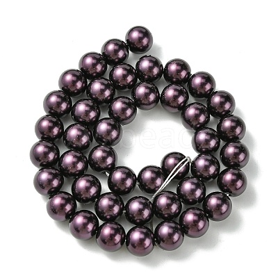 Eco-Friendly Grade A Glass Pearl Beads HY-J002-10mm-HX042-1