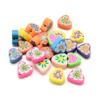 Handmade Polymer Clay Beads X-CLAY-Q230-29-1