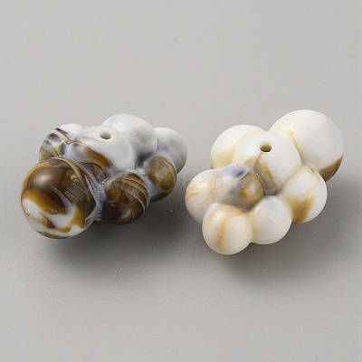 Opaque Acrylic Beads SACR-TAC0005-04C-1