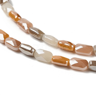 Electroplate Glass Beads Strands X-EGLA-P065-02A-03-1